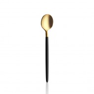 Amore Black Touch Titanyum Mat Gold 12 Adet Çay Kaşığı