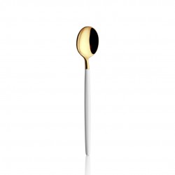 Amore White Touch Titanyum Parlak Gold 12 Adet Çay Kaşığı