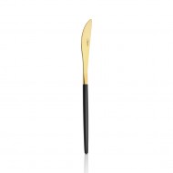 Amore Black Touch Titanyum Mat Gold 6 Adet Tatlı Bıçağı