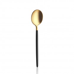 Amore Black Touch Titanyum Mat Gold  6 Adet Tatlı Kaşığı