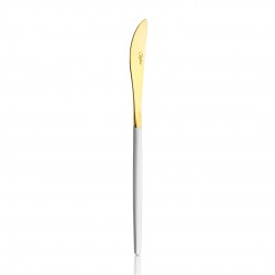 Amore White Touch Titanyum Parlak Gold 12 Adet Yemek Bıçağı