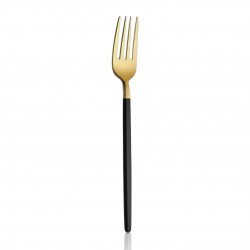 Amore Black Touch Titanyum Mat Gold 12 Adet Yemek Çatalı